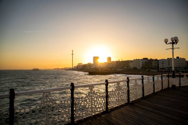 istock Brighton beach and coastline seen from Brighton Palace Pier 1446413130