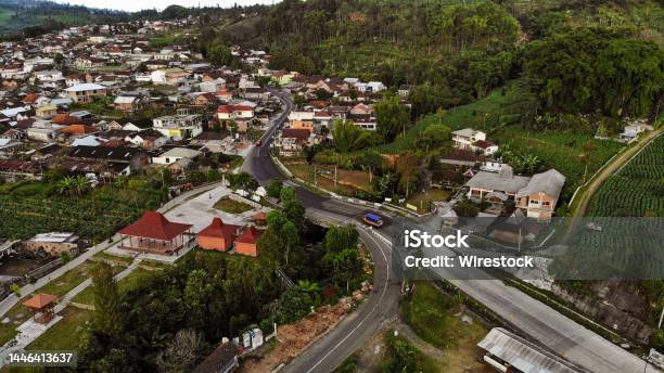 Provincial Road That Connects Temanggung Regency With Wonosobo Regency Indonesia Stock Photo - Download Image Now