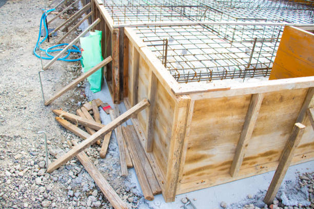 istock The foundation of a new house. 1446414738
