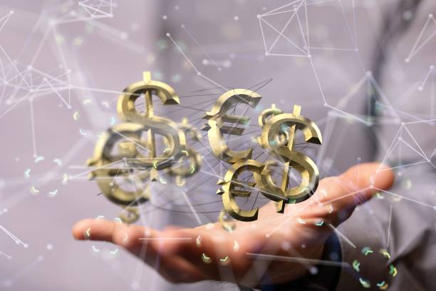 istock 3d rendered currency symbols hovering over a male hand 1446419729