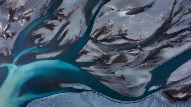 istock Beautiful paint of a river between rocks 1446422625