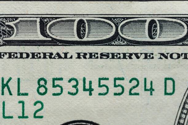 istock Closeup of a 100 American dollar banknote 1446424355
