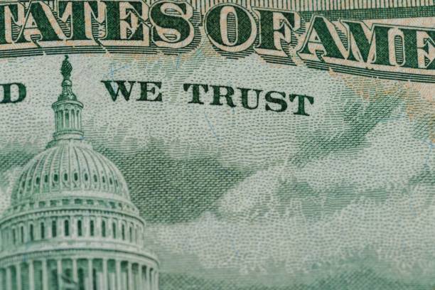 istock Closeup of a one hundred dollar bill banknote 1446424576