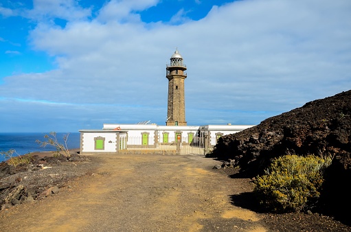 A lighthouse at the Western Place of the Canary Islands