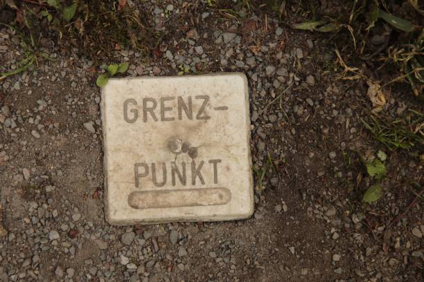 istock Close-up shot of a limit point message on a stone block 1446425432