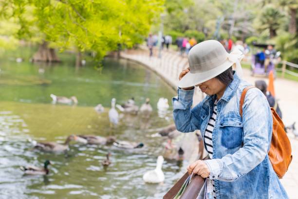 istock Latin tourist on vacation in Barcelona. 1446428526