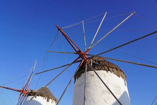 Famous windmils on Mykonos island