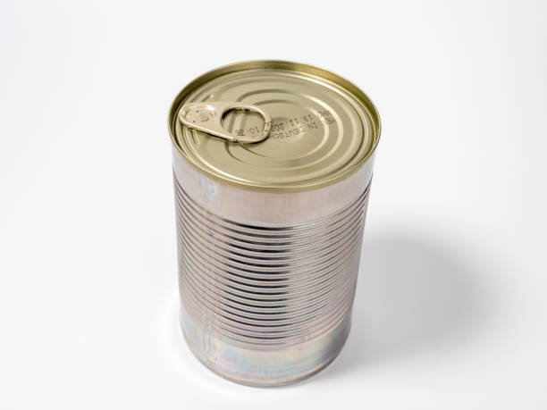 istock Canned doses on a white background. Canned food. Cans. 1446444836