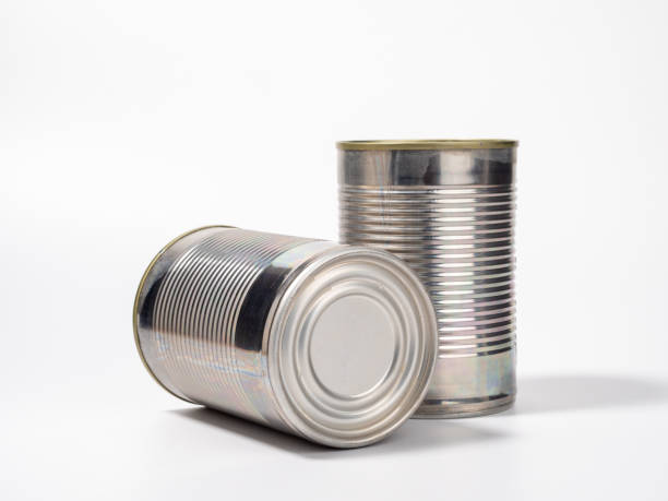istock Canned doses on a white background. Canned food. Cans. 1446444857