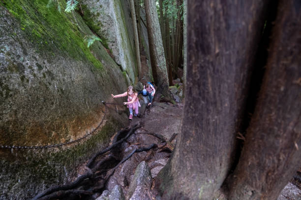 istock Fun hiking adventures with mom 1446445458
