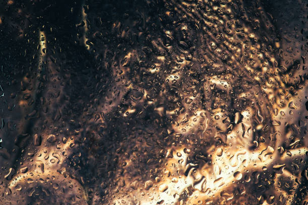 istock Metal texture water drop close-up background 1446445505