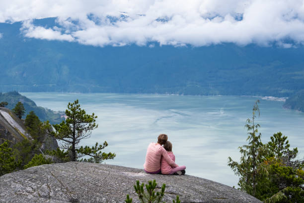 istock Fun hiking adventures with mom 1446445584