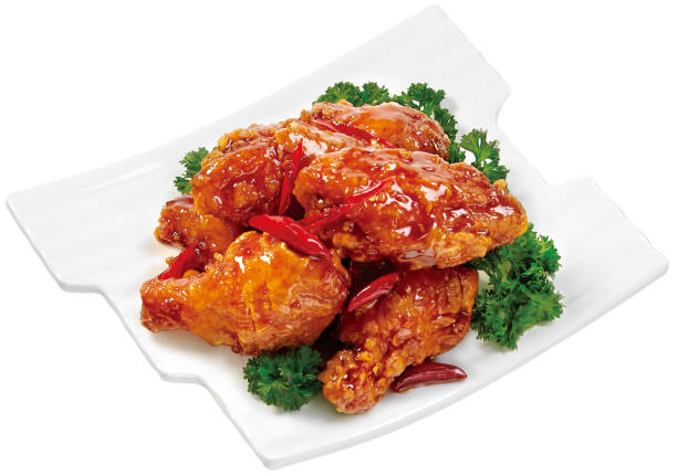 istock Korean fried chicken with honey sauce 1446449022