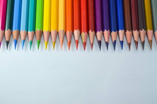 istock Color pencil isolated on white background 1446449316