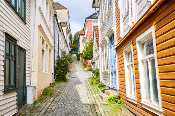 istock Old houses in Bergen 1446456956