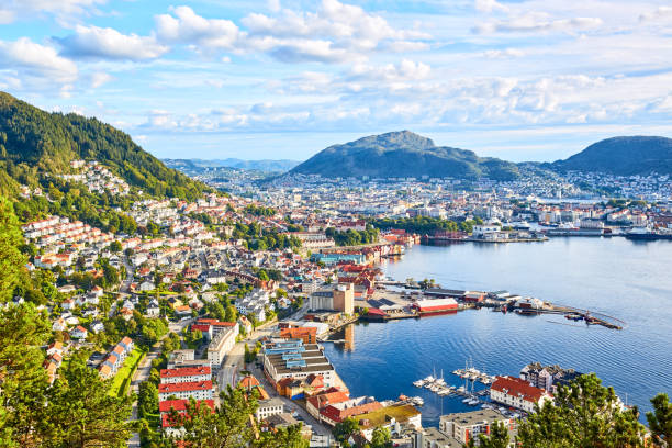 Bergen city in Norway