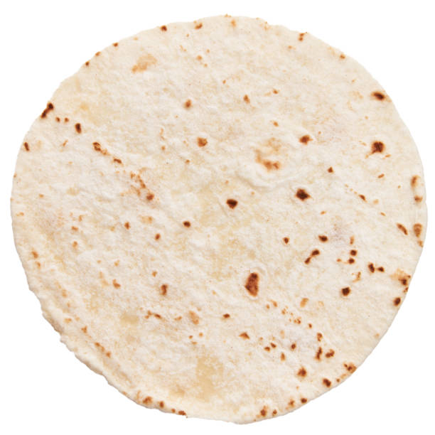 istock One mexican burrito tortilla over white isolated background 1446459597