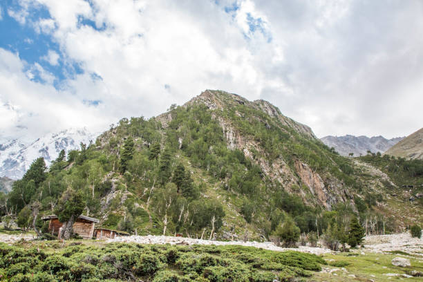 istock Fairy Meadows Nanga Parbat Blue Sky Clouds Beautiful Landscape Mountains View 1446460370