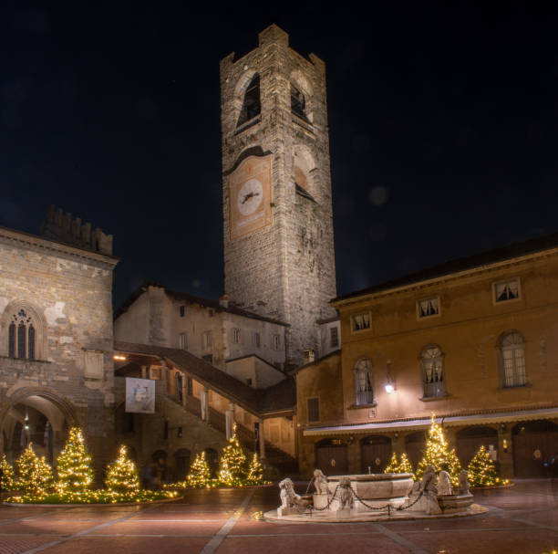 istock Christmas lights in Bergamo 1446463318