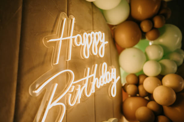 istock Festive birthday decoration 1446465030