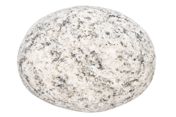 istock Top view of single gray pebble 1446468903
