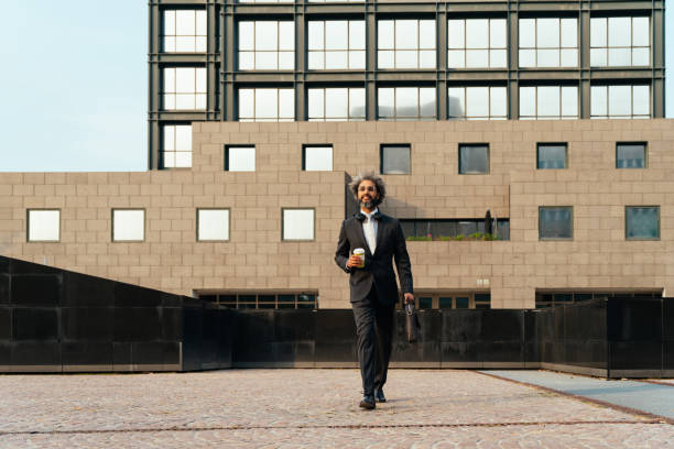 istock Young entrepreneur business man outside his office 1446473128