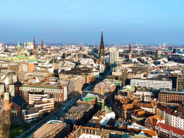 istock The panorama view of Hamburg, Germany 1446473750