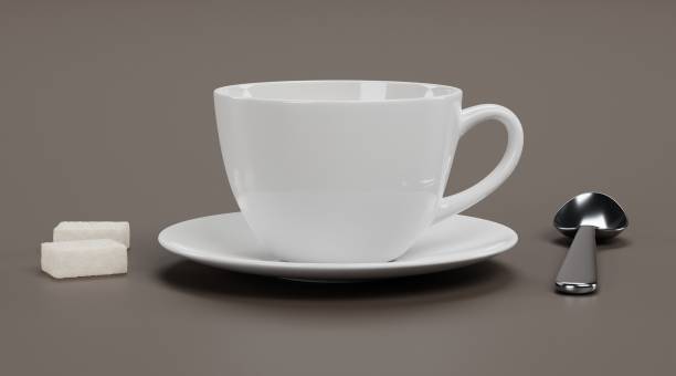 istock Realistic 3D Render of Cup of Coffee 1446475141