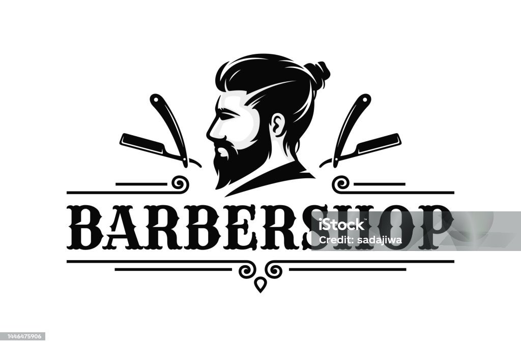 Barbershop Logo Vector Salon Logo Stock Illustration - Download Image Now -  Adult, Antique, Barber - Istock