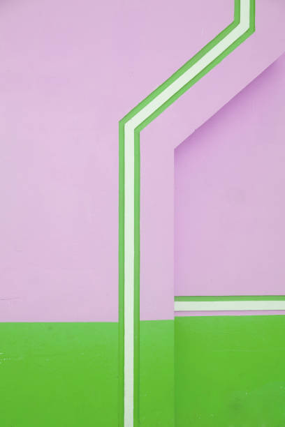 istock House wall painted in purple and lime green 1446476258