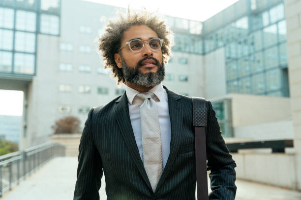 istock Young entrepreneur business man outside his office 1446477148