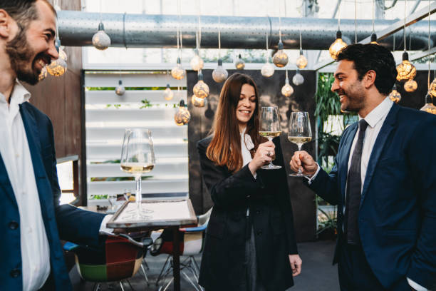istock Toasting together at the restaurant 1446478735