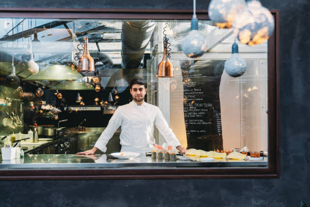 istock Portrait of a chef in his restaurant's kitchen 1446478767