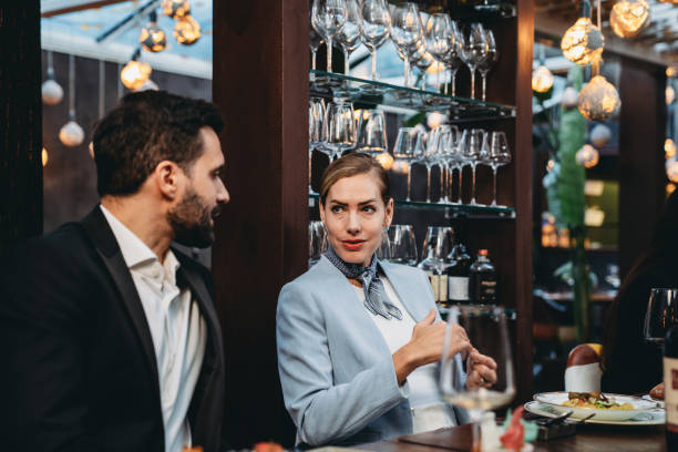 istock Colleagues are talking together at the restaurant 1446478907