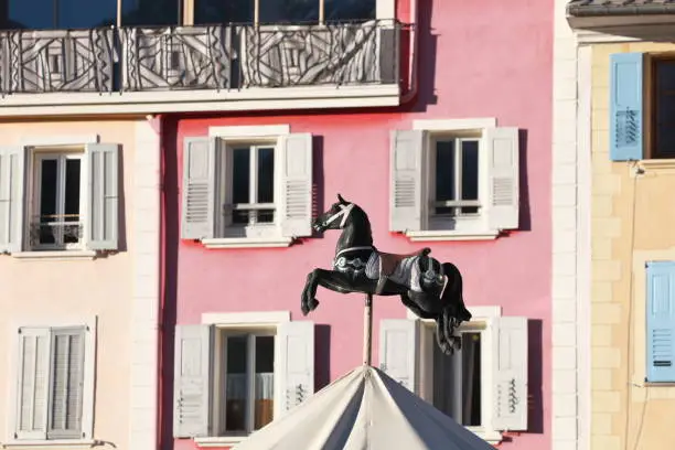 Photo of Barcelo's horse; Barcelonnette