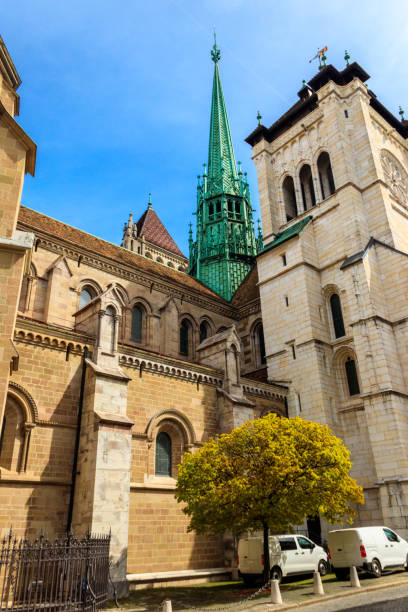 istock St. Peter's Cathedral in Geneva, Switzerland 1446485042