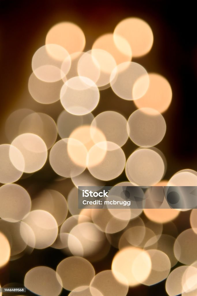 Abstract background with defocussed bokeh lights on a christmas tree Abstract Stock Photo