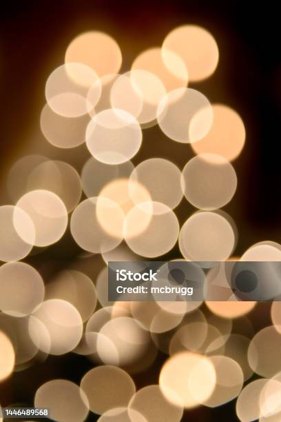 Abstract Background With Defocussed Bokeh Lights On A Christmas Tree Stock Photo - Download Image Now