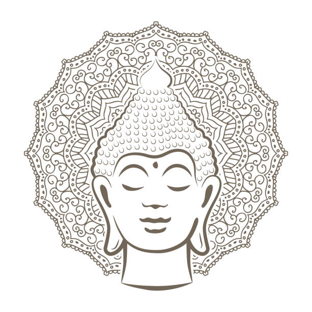 ภาพประกอบสต็อกที่เกี่ยวกับ “หัวบุดดา - buddha face”