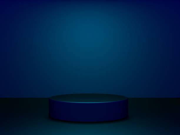 istock 3D Render of Abstract Composition with Podium 1446505101