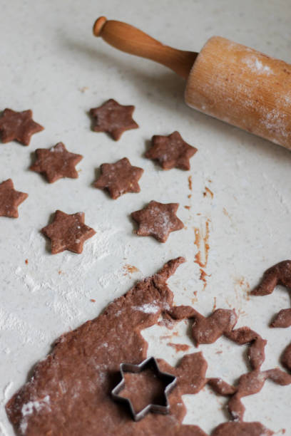 istock Baking Christmas cookies in the kitchen close up 1446511105