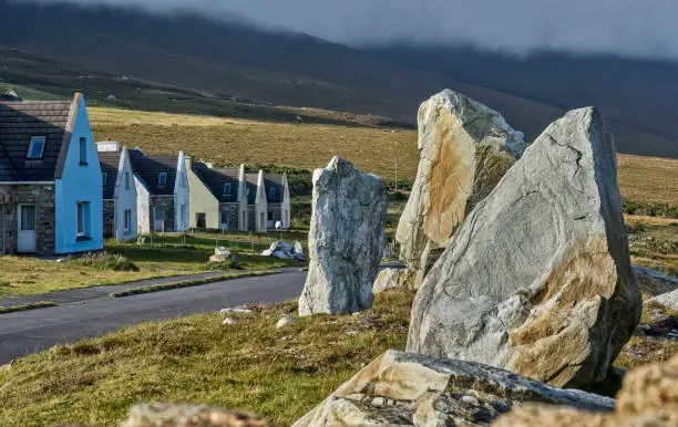 remote settlement in Connemara, County Galway, Republic of Ireland