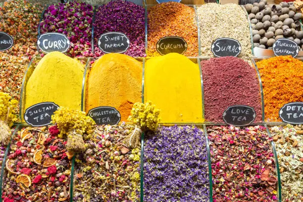 Photo of Various teas and spices at Grand Bazaar