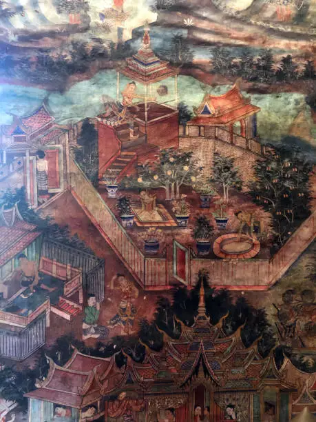 Photo of Oriental Themed Wall Drawing