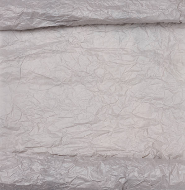 istock Texture of gray crumpled craft paper 1446527104