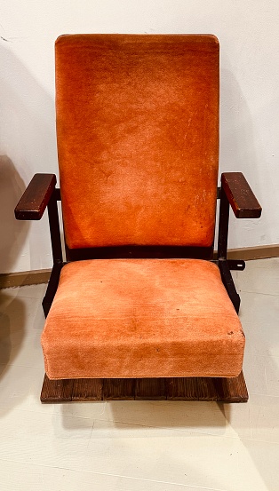 Orange vintage chair