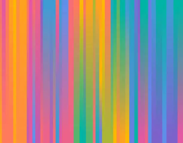 Vector illustration of Modern Rainbow Gradient Blend