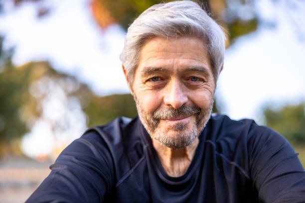 istock Portrait of a Senior man at a workout 1446539035