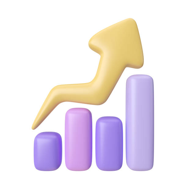 istock Business Growth 3D Illustration Icon 1446542902
