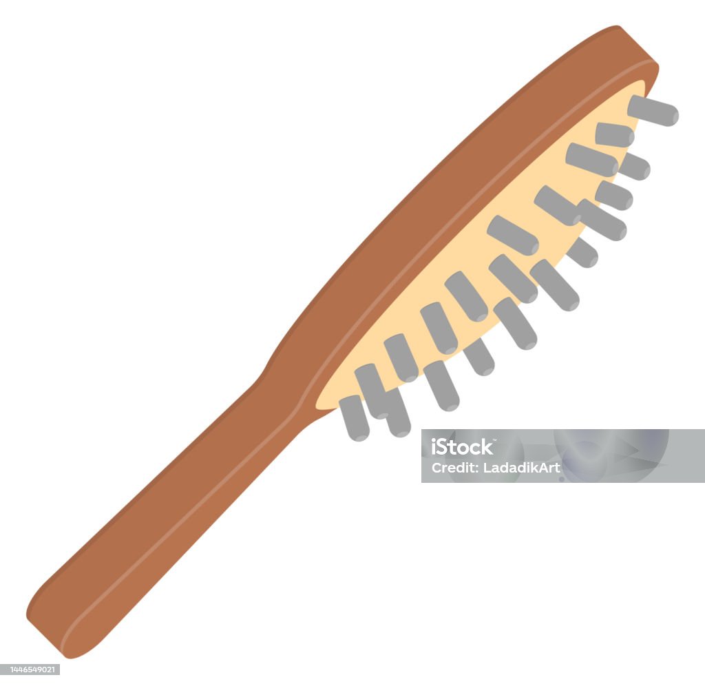 Ilustración de Icono De Dibujos Animados De Pincel De Cerdas Peine De Pelo De Madera Aislado Sobre Blanco y más Vectores Libres de Derechos de Accesorio personal - iStock Ilustración de Icono De Dibujos Animados De Pincel De Cerdas Peine De Pelo De Madera Aislado Sobre Blanco y más Vectores Libres de Derechos de Accesorio personal - iStock